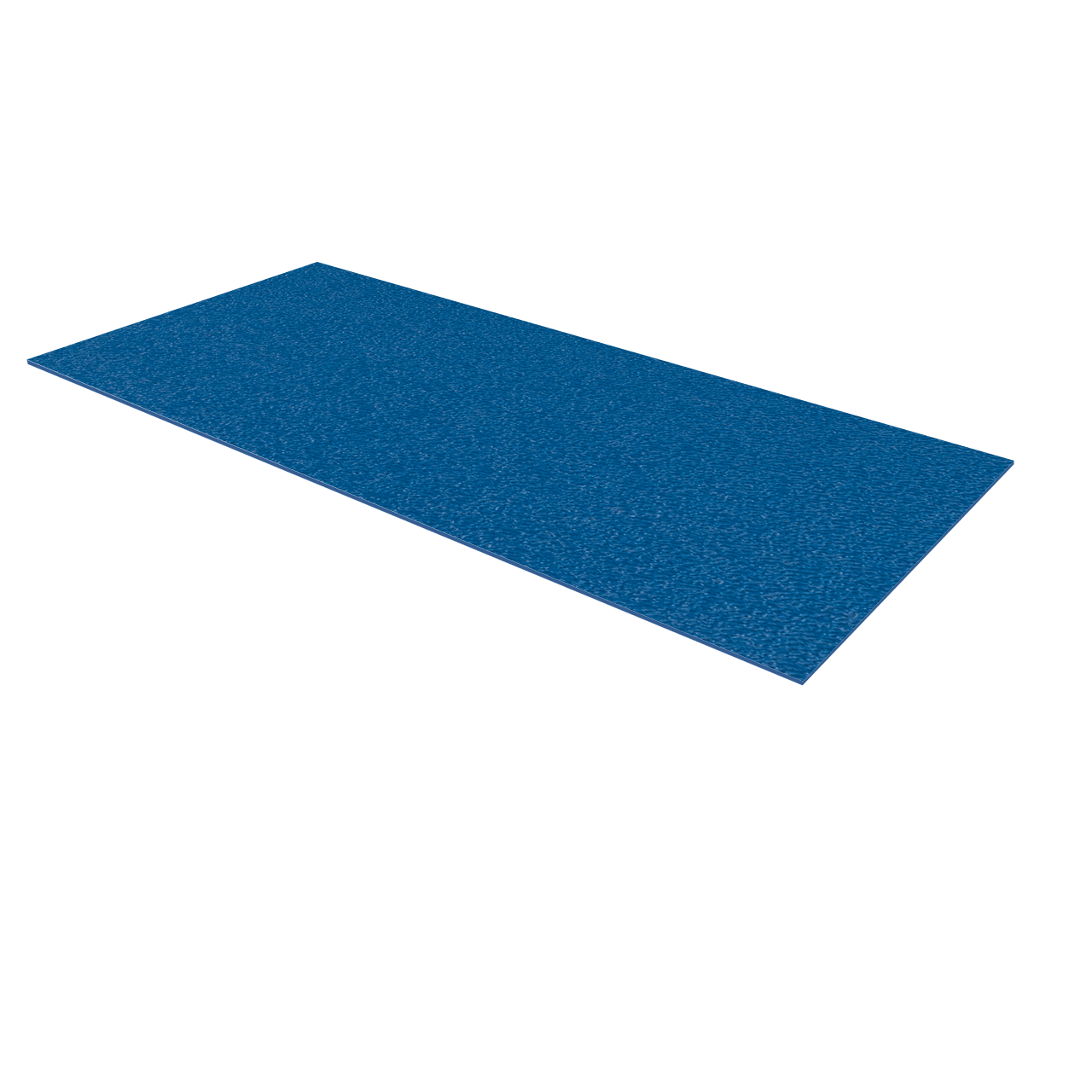 ABS Plastic Sheet - Medium Blue