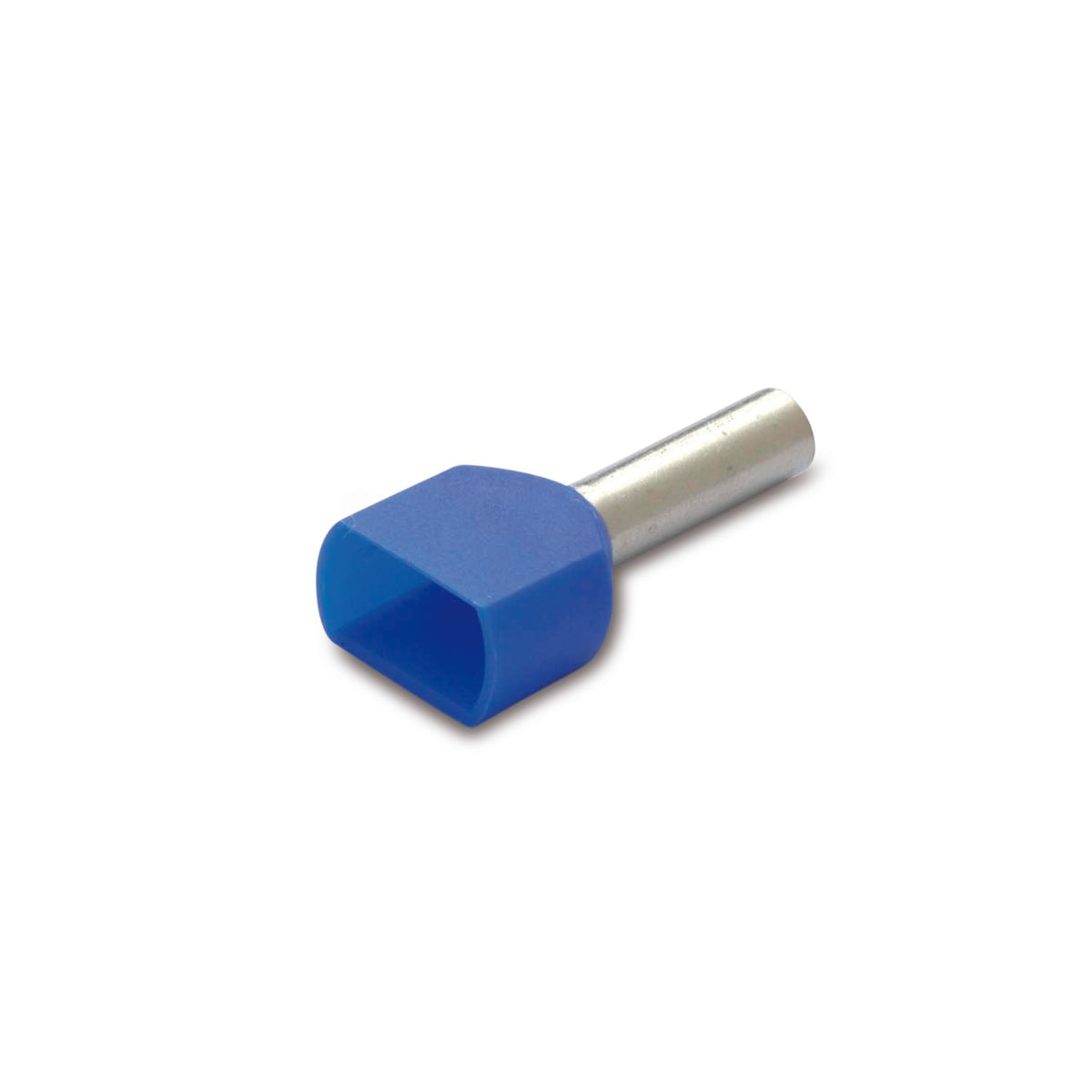 BM Group 100 Pack Blue 14AWG Dual Bootlace Ferrule 10mm - BM 00558