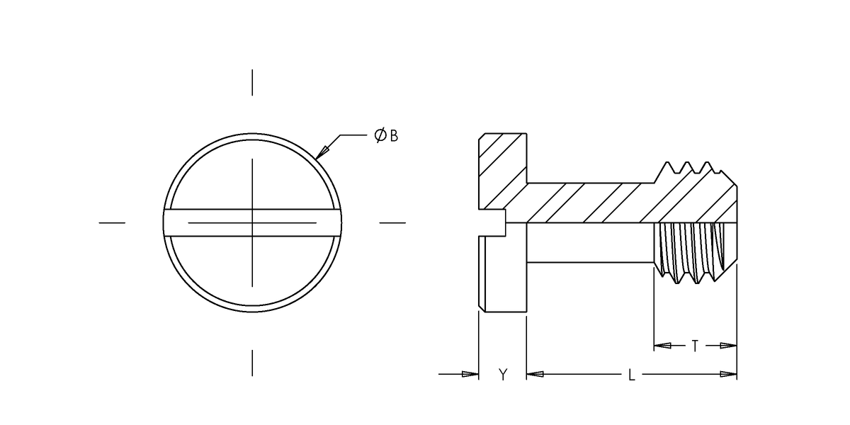 Flush Mounted Panel Screw Component, 300 Series Stainless Steel, Passivated, Metric, M4x0.7 x 40, 100 Pack