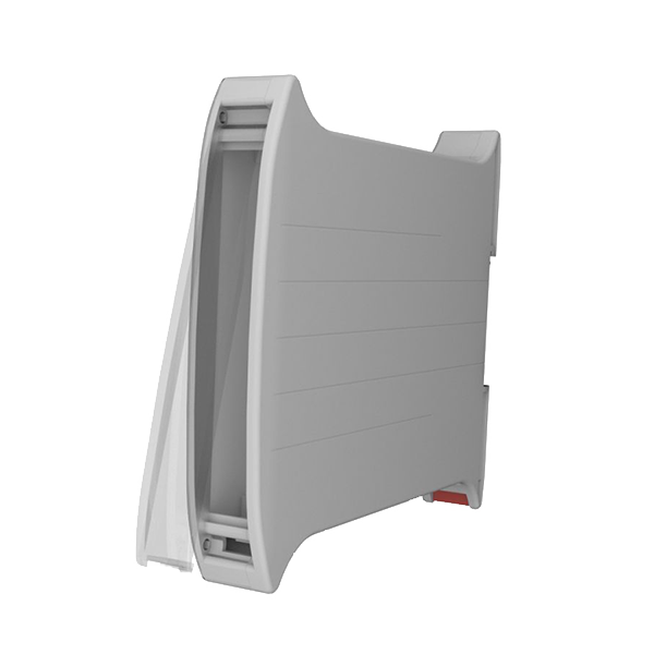 Italtronic Railbox DIN Rail Plastic Enclosure Case, Grey - 17.5mm Wide - KRC17.5