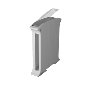Italtronic Railbox DIN Rail Plastic Enclosure Case, Grey - 22.5mm Wide - KRC22.5
