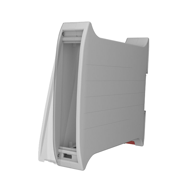 Italtronic Railbox DIN Rail Plastic Enclosure Case, Grey - 22.5mm Wide - KRC22.5