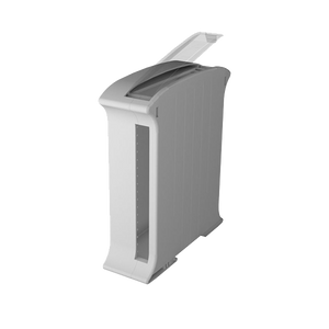 Italtronic Railbox DIN Rail Plastic Enclosure Case, Gray - 35mm Wide - KRC35P