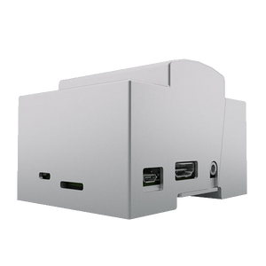 Italtronic Raspberry Pi B+ Modulbox DIN Rail 4M XTS Plastic Enclosure Case Kit, Transparent - 25.0410000.RMB (Raspberry PI not Included.)