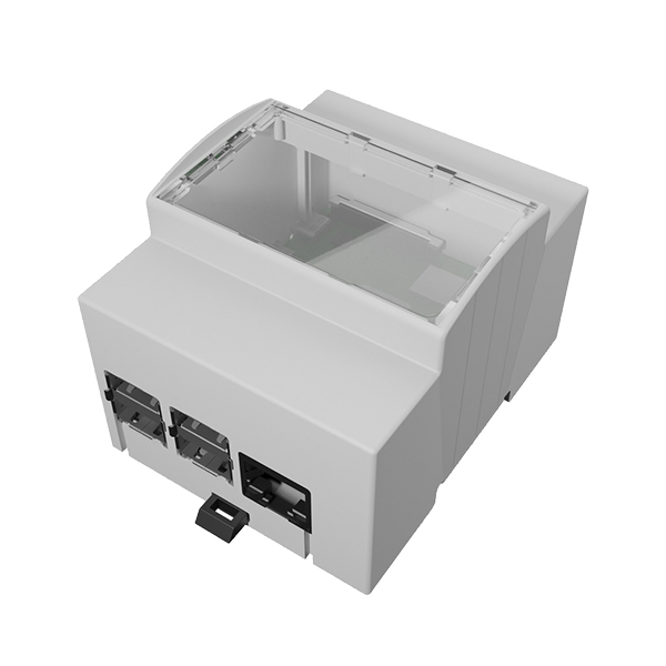 Italtronic Raspberry Pi 4 Model B 4M XTS Plastic Enclosure Case Kit, Grey - 25.0410000.RP4 (Raspberry PI not Included.)