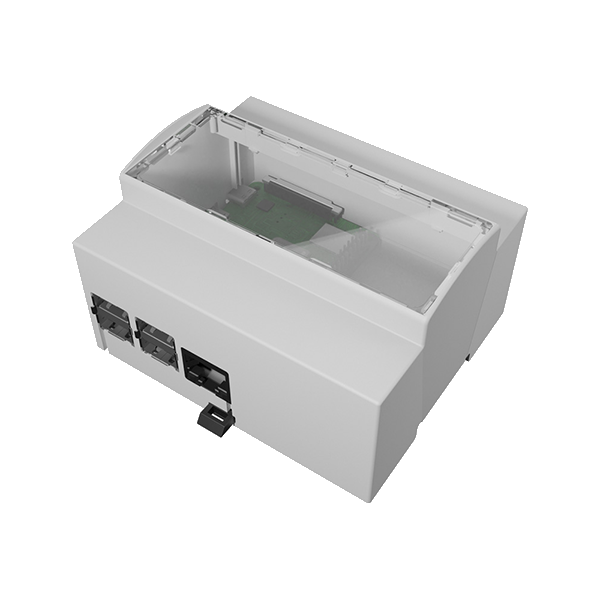 Italtronic Raspberry Pi 4 Model B 6M XTS Plastic Enclosure Case Kit, Grey - 25.0610000.RP4 (Raspberry PI not Included.)