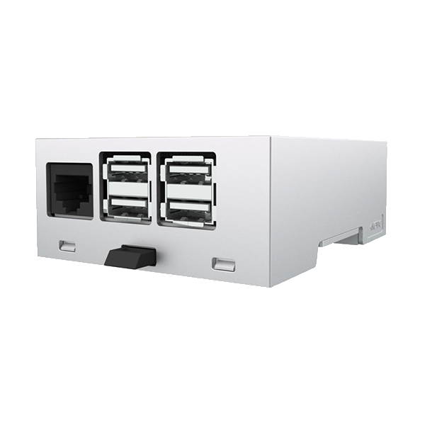 Italtronic Raspberry Pi B+ 4M Compact XTS Plastic Enclosure Case Kit, Grey - 33.0414000.RMB (Raspberry PI not Included.)