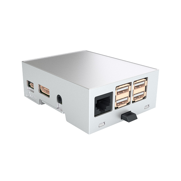 Italtronic Compact Raspberry Pi 3 Model B/B+ 4M XTS Plastic Enclosure Case Kit, Grey - 33.0414000.RP3 (Raspberry PI not Included.)