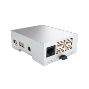 Italtronic Compact Raspberry Pi 3 Model B/B+ 4M XTS Plastic Enclosure Case Kit, Grey - 33.0414000.RP3 (Raspberry PI not Included.)