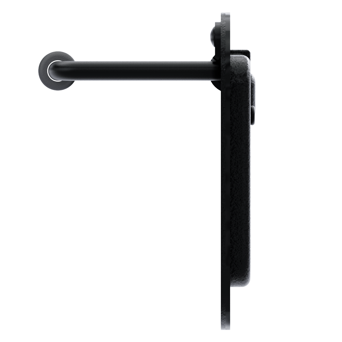 Black Medium Recessed Handle