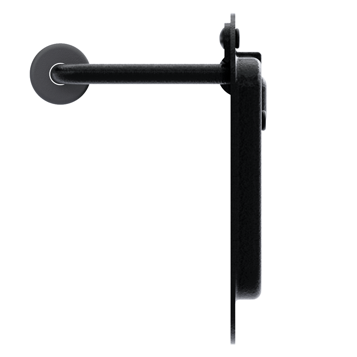 Black Medium Steel Recessed Handle