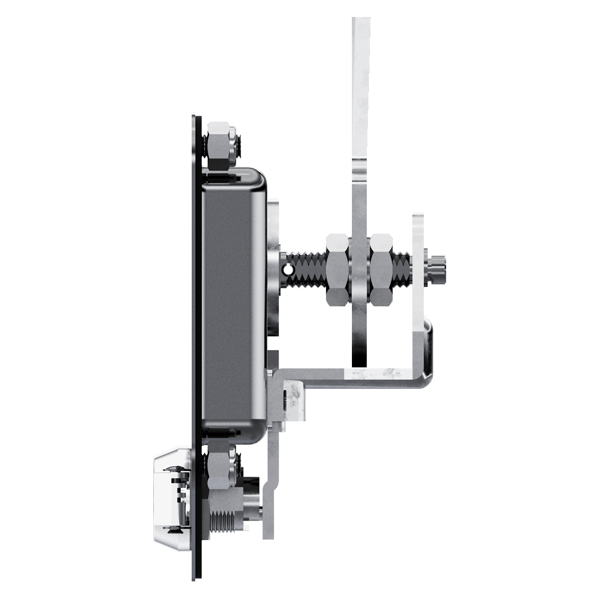 Folding T-Handle with Mount studs and Dust Cap