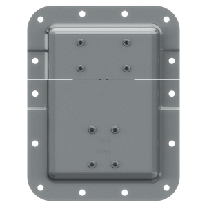 Large Recessed Pad lockable Twist Catch with 7/8