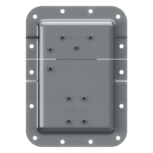 Large Recessed Pad lockable Low Mount Twist Catch with 1