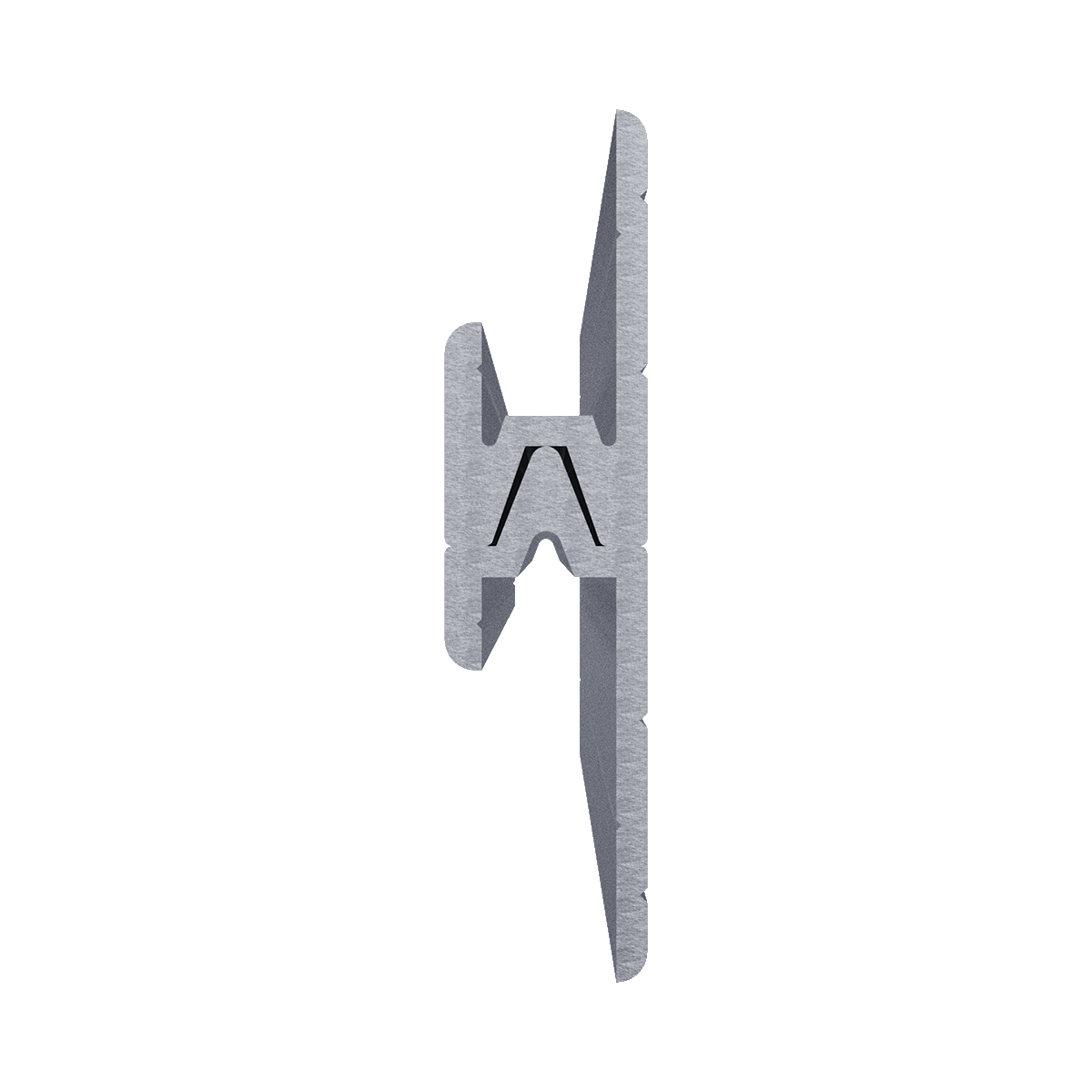 1/4&quot; Aluminum Tongue Extrusion, 10 Feet Length