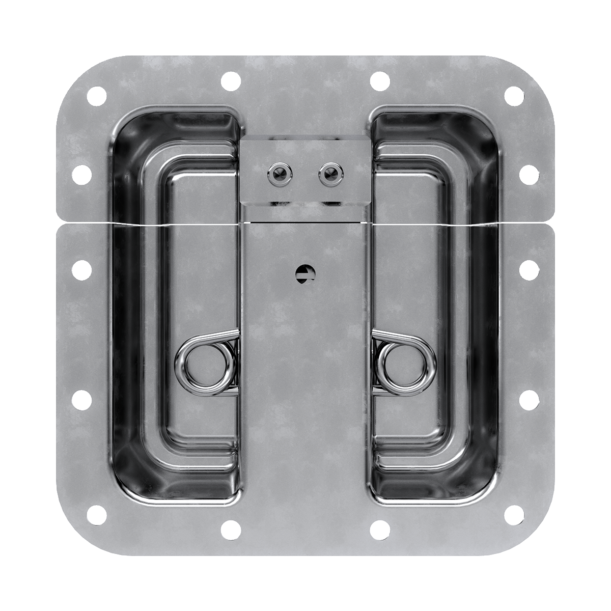 Surface Mount Protective Latch, back view
