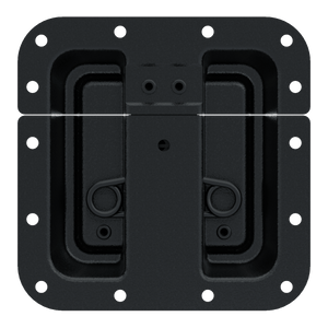 Pad lockable Protective Surface Mount Latch, Black