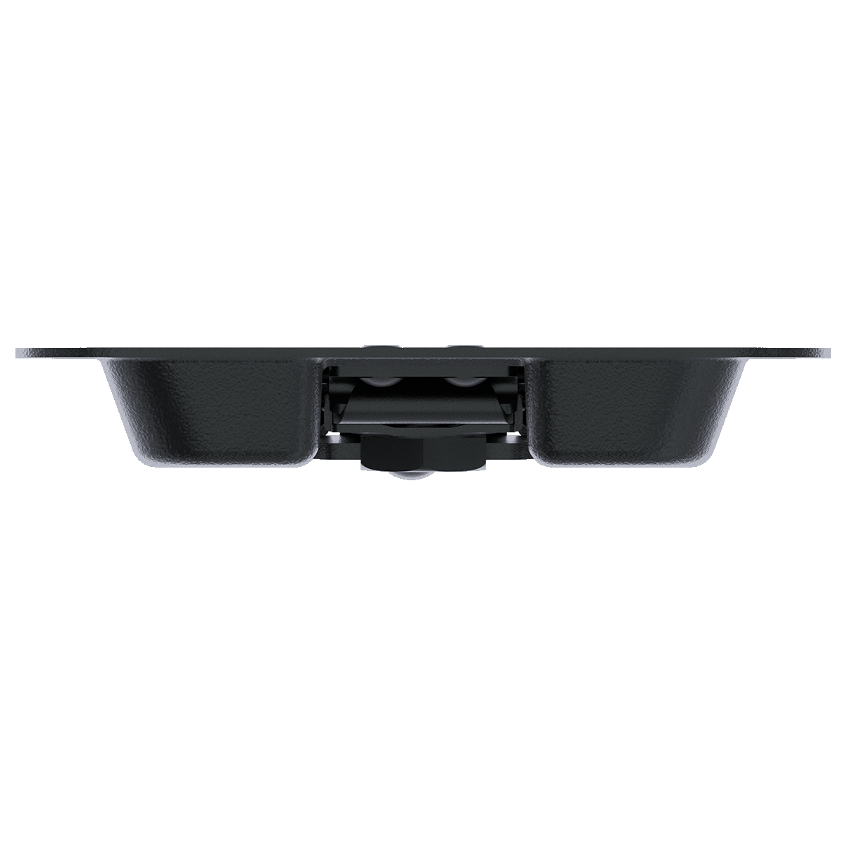Pad lockable Protective Surface Mount Latch, Black