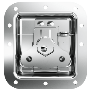 Medium Recessed Pad lockable Twist Catch