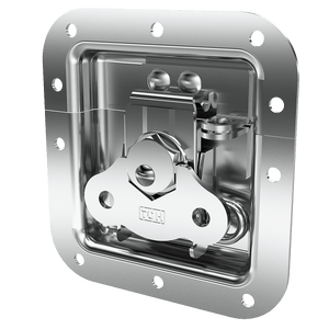 Medium Recessed Pad lockable Twist Catch