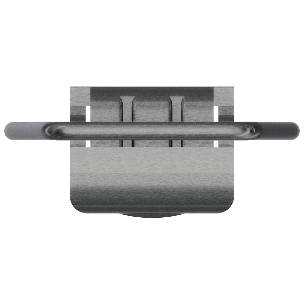 top view highlighting coiled spring loop design