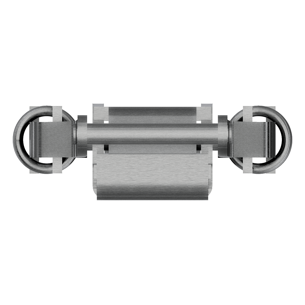 top view showing spring mechanism details