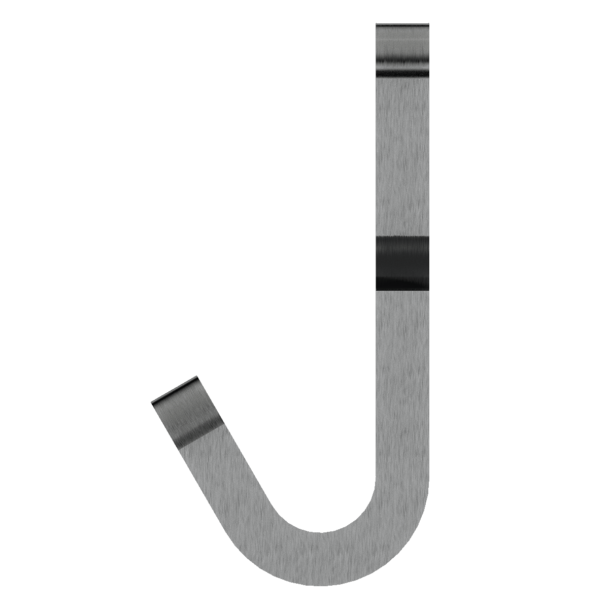 right side view of miniature stainless steel strike