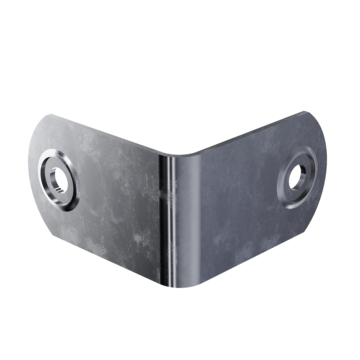 Two-Hole Clamp, 3/4 view