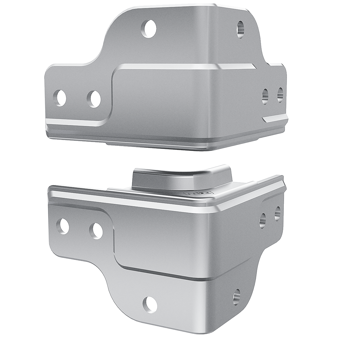 3/8&quot; Zip Clamp (Pair), 3/4 view