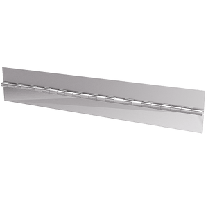 2.0in Open x 72in Long Stainless Steel Continuous Hinge, staked