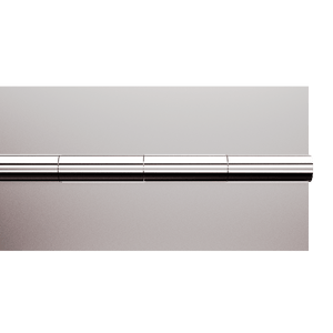 2.0in Open x 72in Long Stainless Steel Continuous Hinge, 0.19in Pin dia, 1.00in knuckle, without Holes
