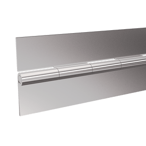2.0in Open x 72in Long Stainless Steel Continuous Hinge, 0.19in Pin dia, 1.00in knuckle, without Holes
