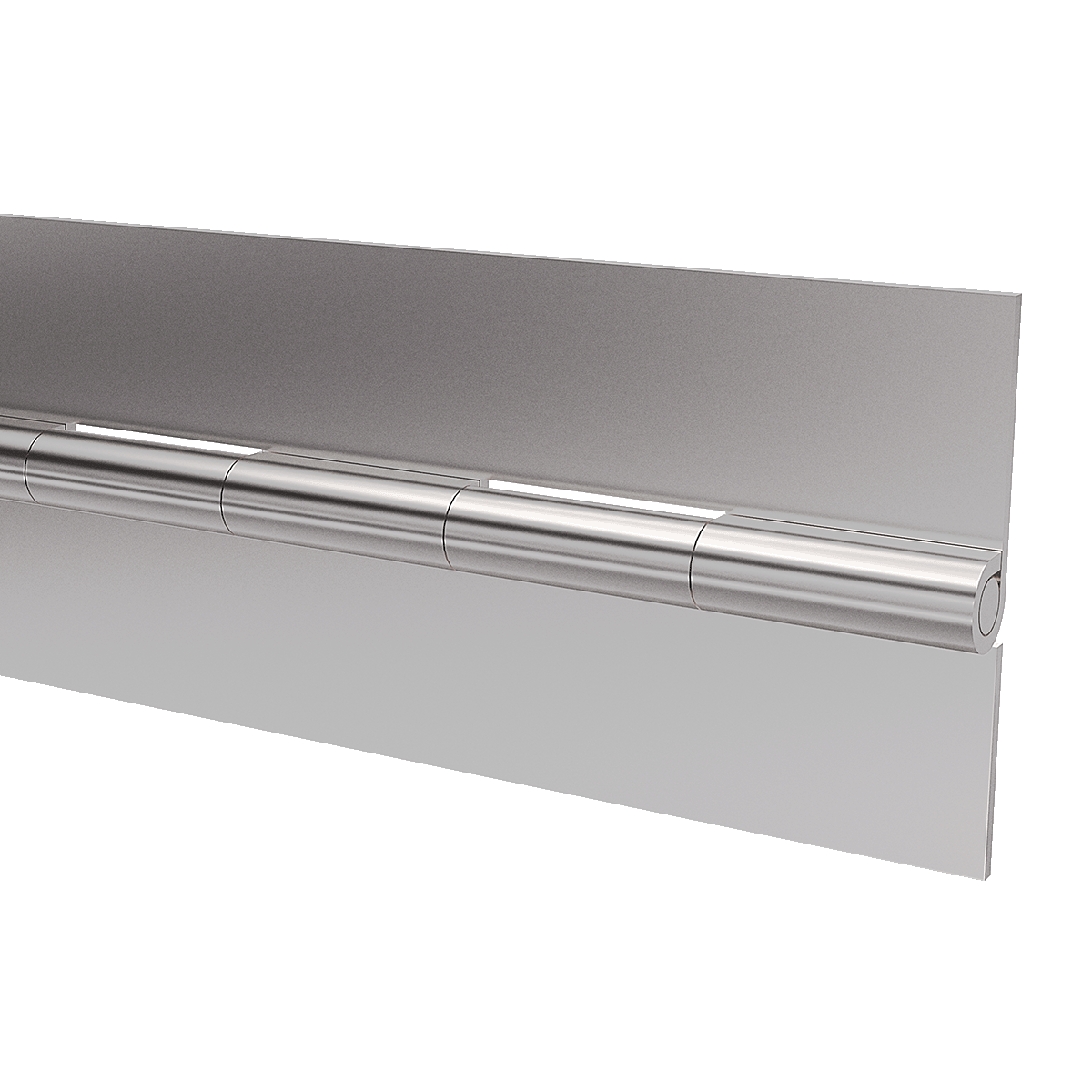 2.0in Open x 72in Long Stainless Steel Continuous Hinge, 0.19in Pin dia, 1.00in knuckle, without Holes