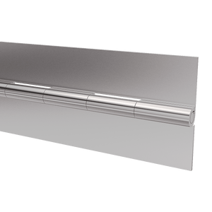 2.0in Open x 72in Long Stainless Steel Continuous Hinge, 0.19in Pin dia, 1.00in knuckle, without Holes