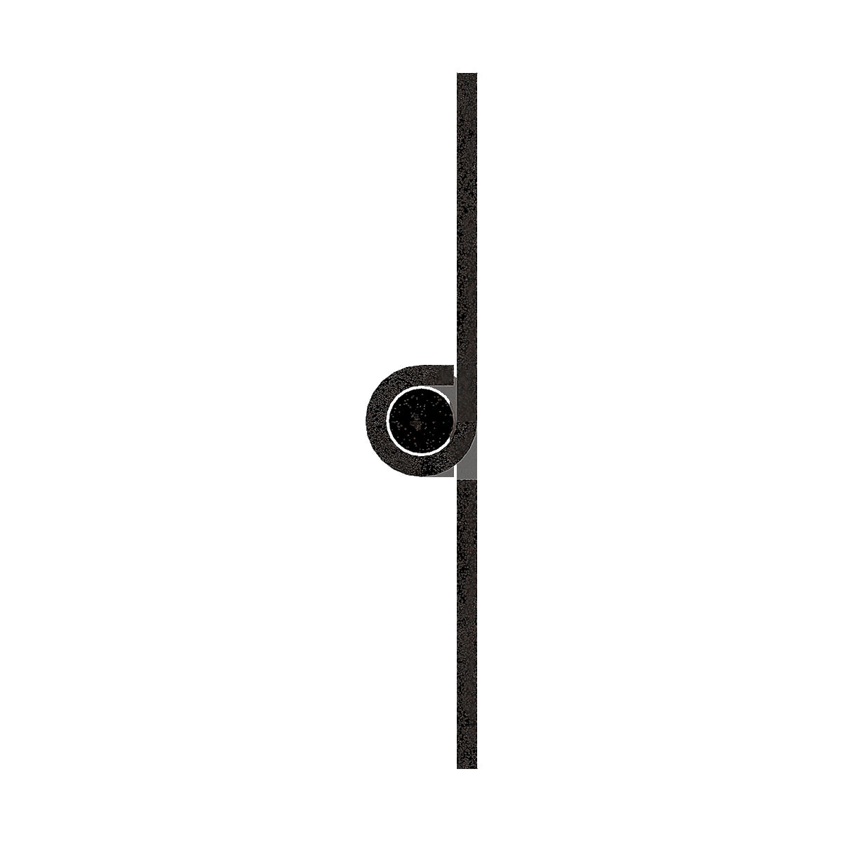 2.0in Open x 72in Long Stainless Steel Continuous Hinge, 0.19in Pin dia, 1.00in knuckle, without Holes