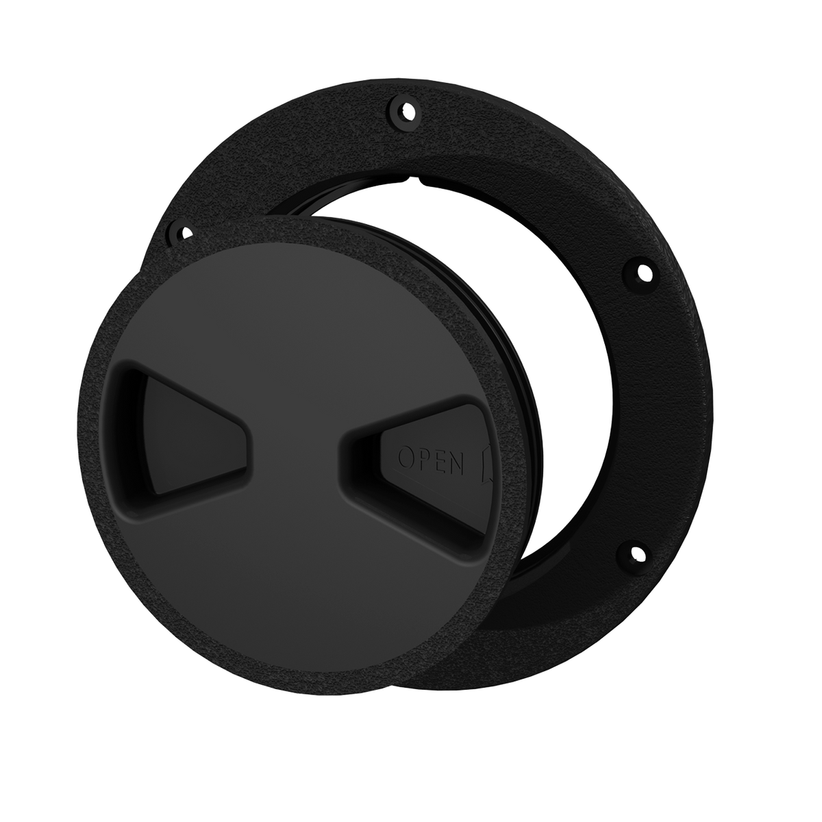 4-inch Round Access Port, Screw-off Inspection or Cable pass through cover