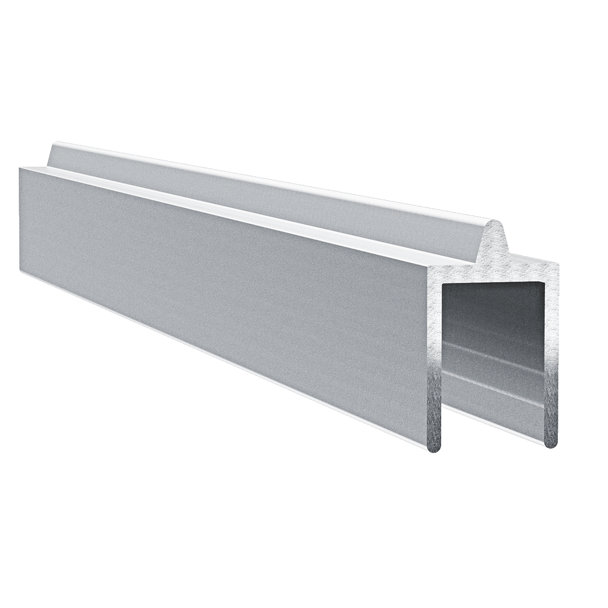 1/2&quot; Aluminum Heavy Duty Tongue Extrusion, 10 Feet Length