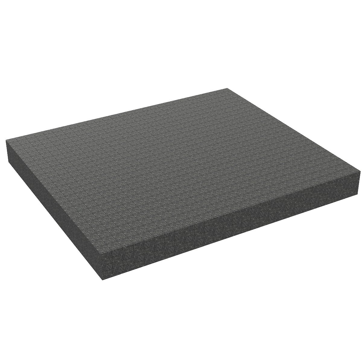 2-inch thick 1.5lb Polyester Diced Cube Foam