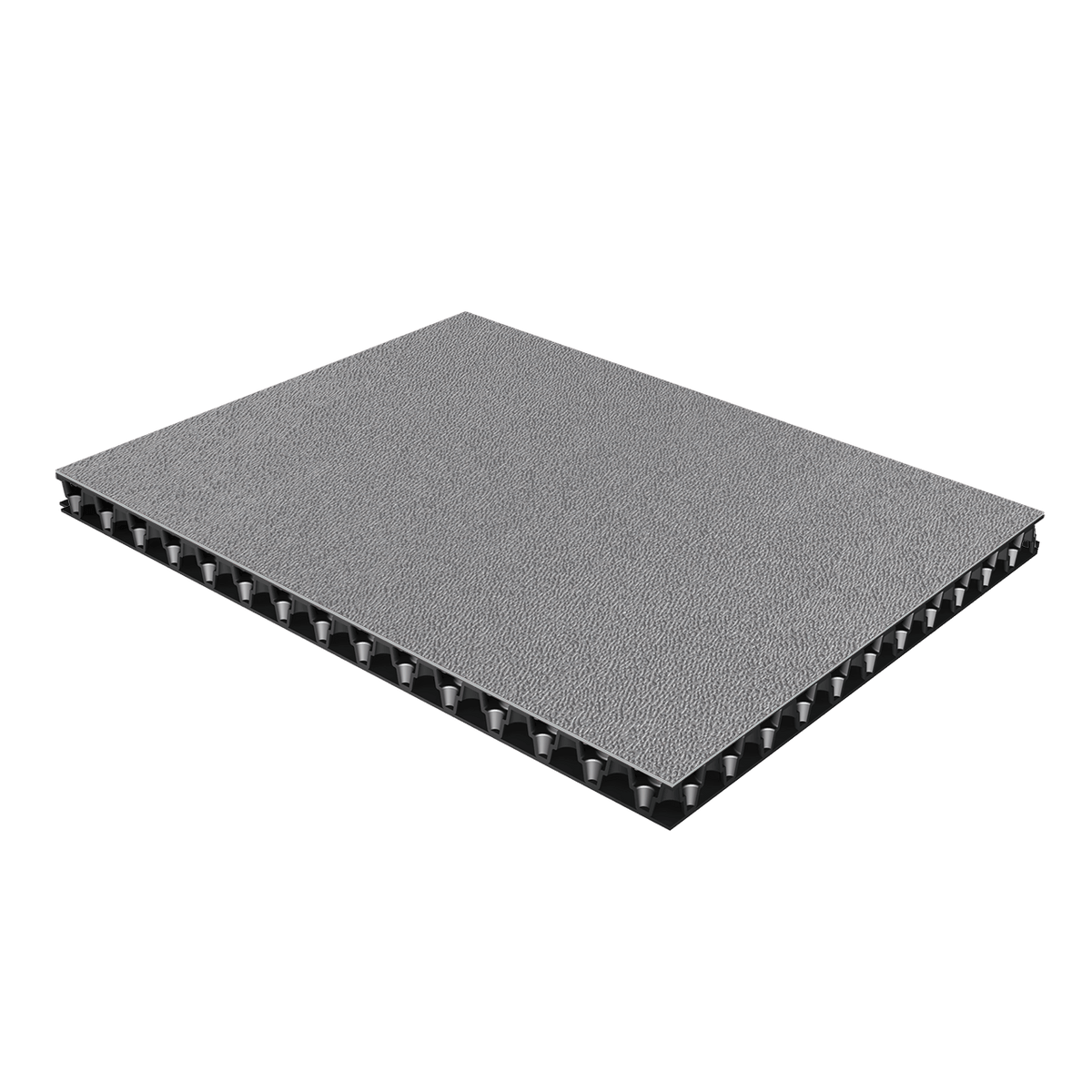 1/2in Polypropylene Tri-Laminate - Gray