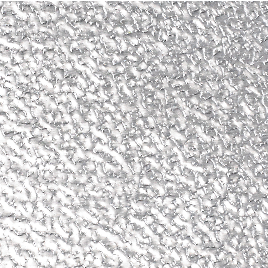 Aluminum stucco textured sheet