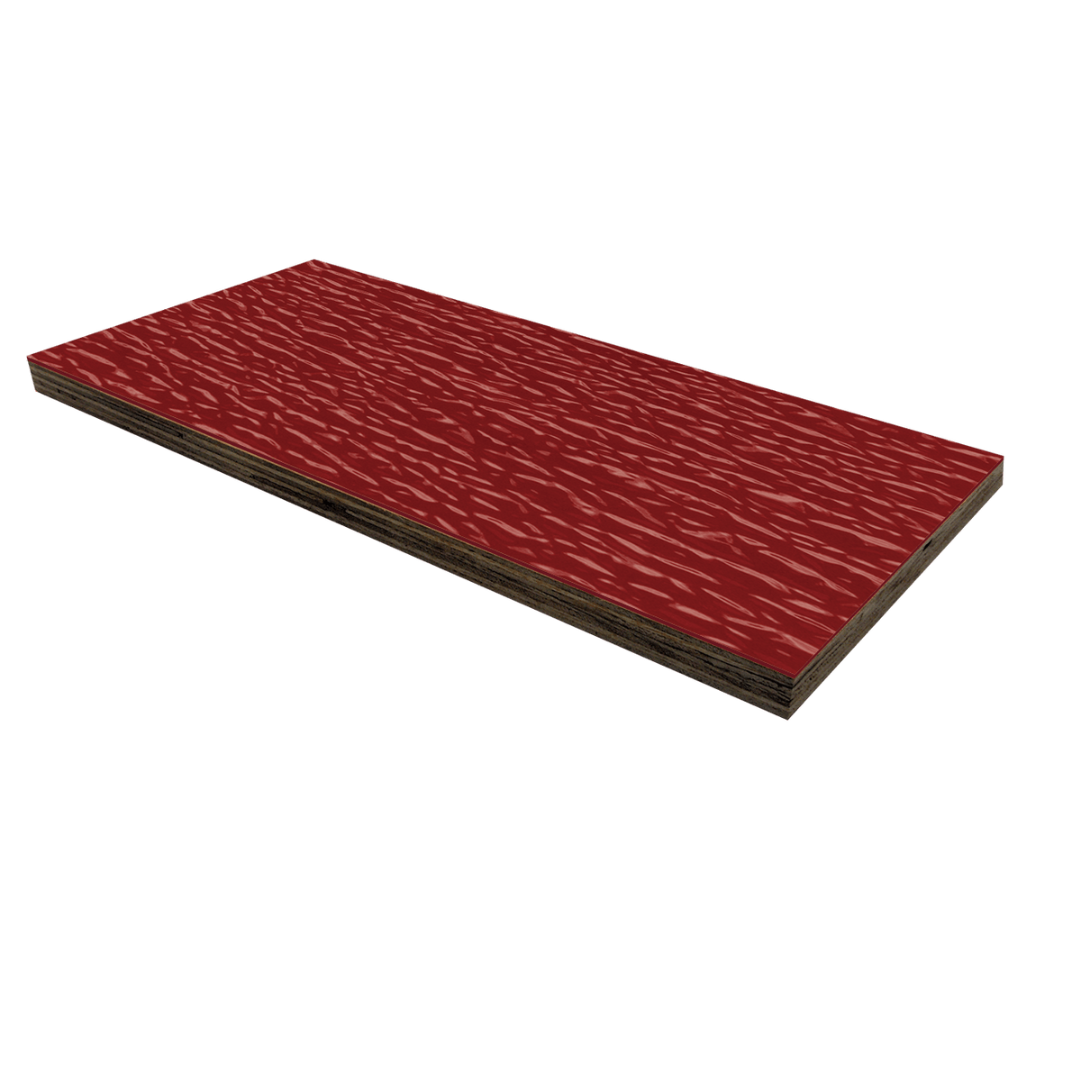 1/2in Textured Fiberglass (FRP) Laminate - Red