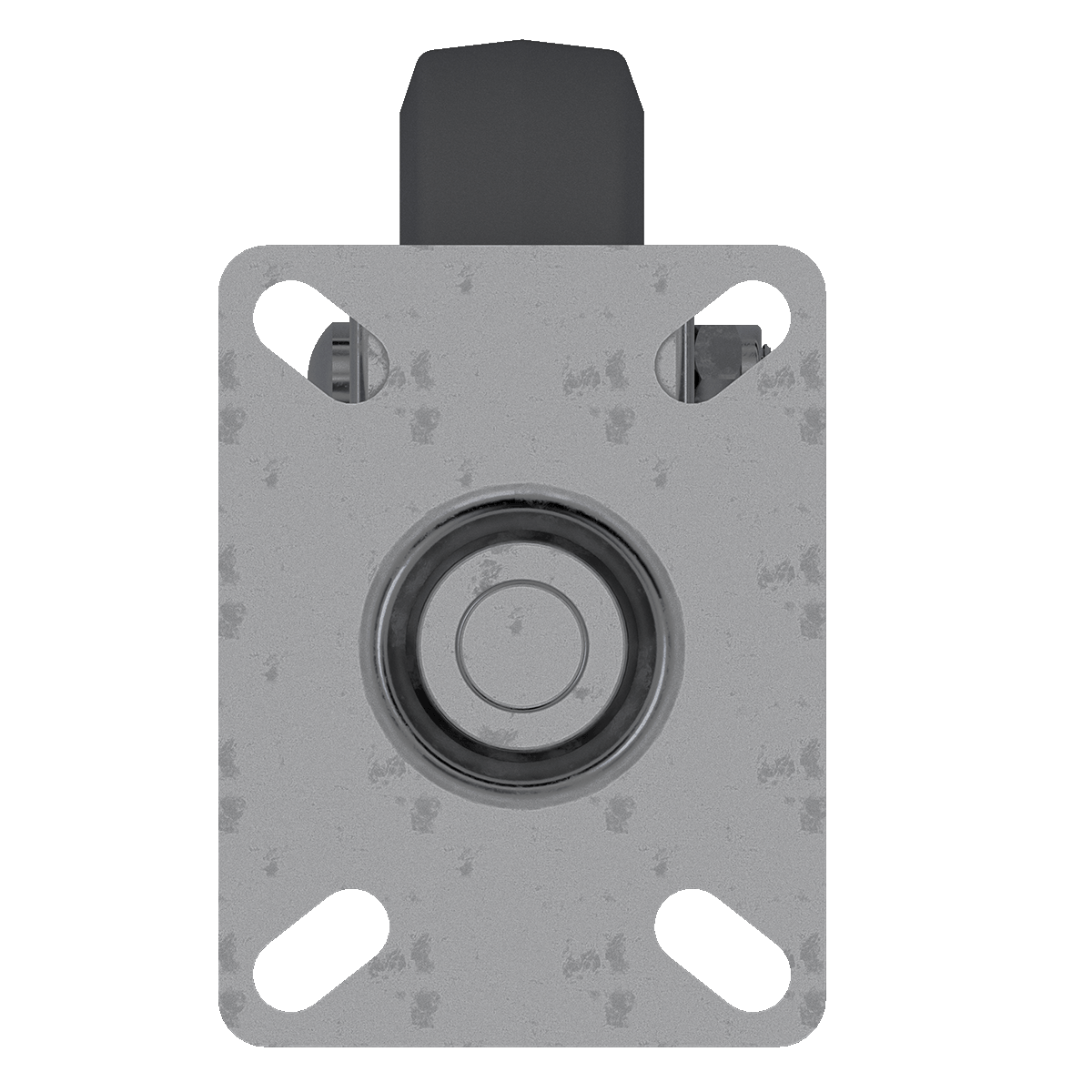 3-1/2&quot; Swivel Gray Caster with large plate and Aluminum Core