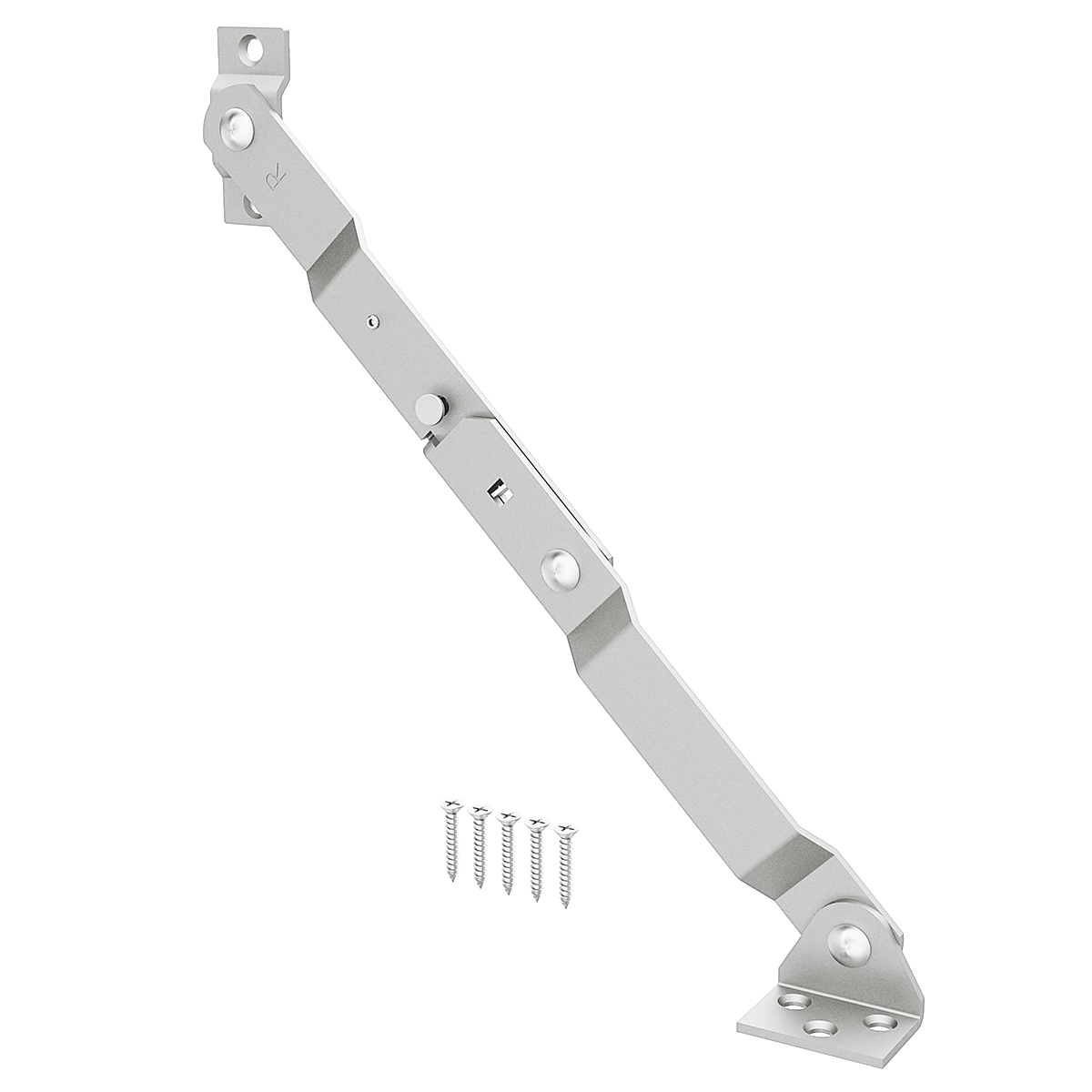 15-inch Right-hand Heavy-duty Lid Stay with Locking Latch