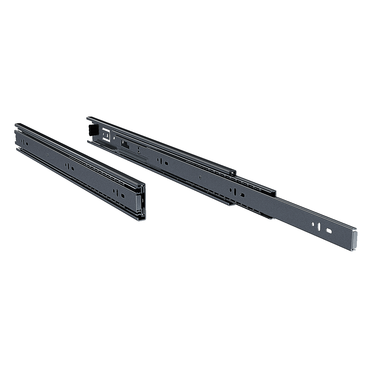 Pair of 18" 100 lbs. full extension drawer slides