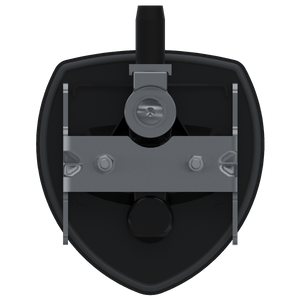 Southco Flush Mount Curved Lift-and-Turn Compression T-Handle Latch, Black