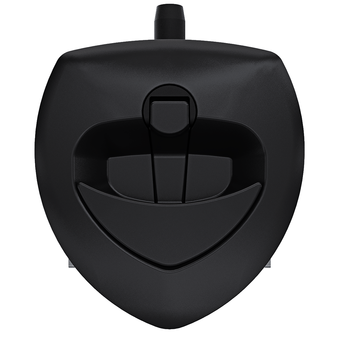 Southco Flush Mount Curved Lift-and-Turn Compression T-Handle Latch, Black