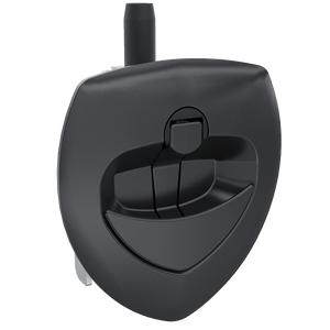 Southco Flush Mount Curved Lift-and-Turn Compression T-Handle Latch, Black