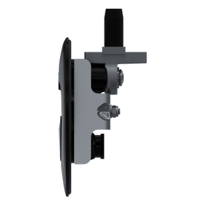 Southco Flush Mount Curved Lift-and-Turn Compression T-Handle Latch, Black