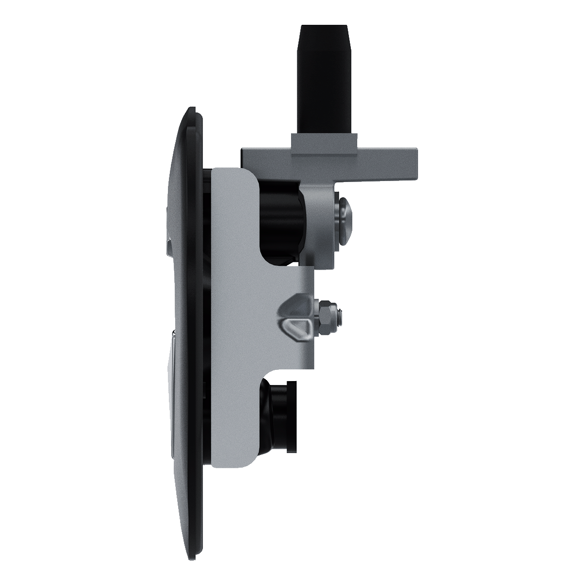 Southco Flush Mount Curved Lift-and-Turn Compression T-Handle Latch with key lock