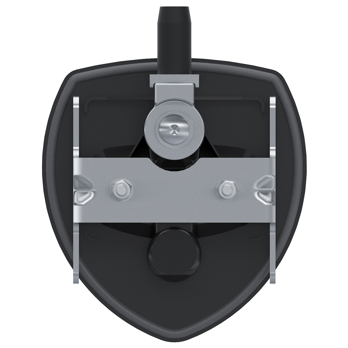 Southco Flush Mount Curved Lift-and-Turn Compression T-Handle Latch with key lock, Black